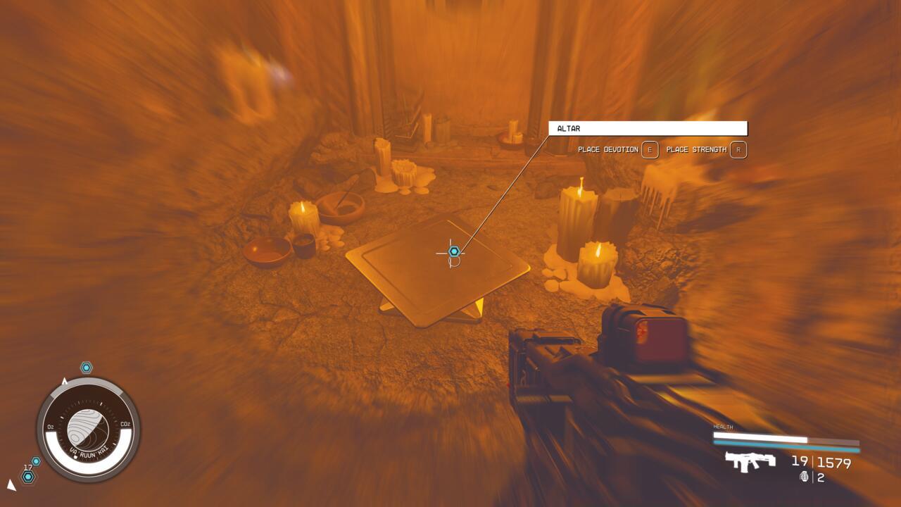 Placing an Effigy on the altar