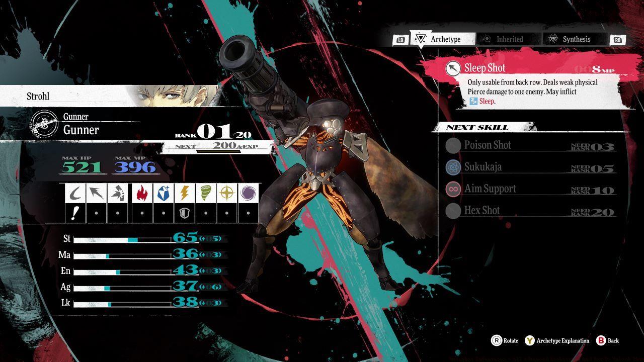 The Gunner fires powerful shots from the back row.