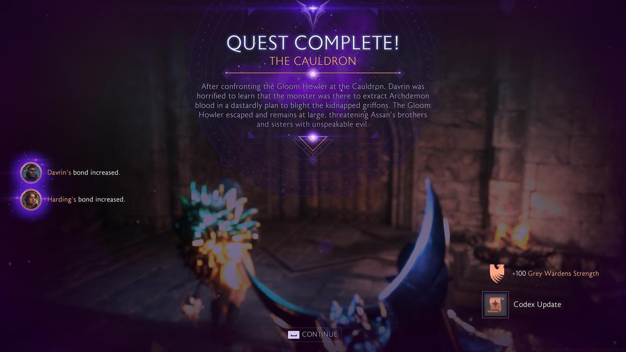 Increasing your bond with companions