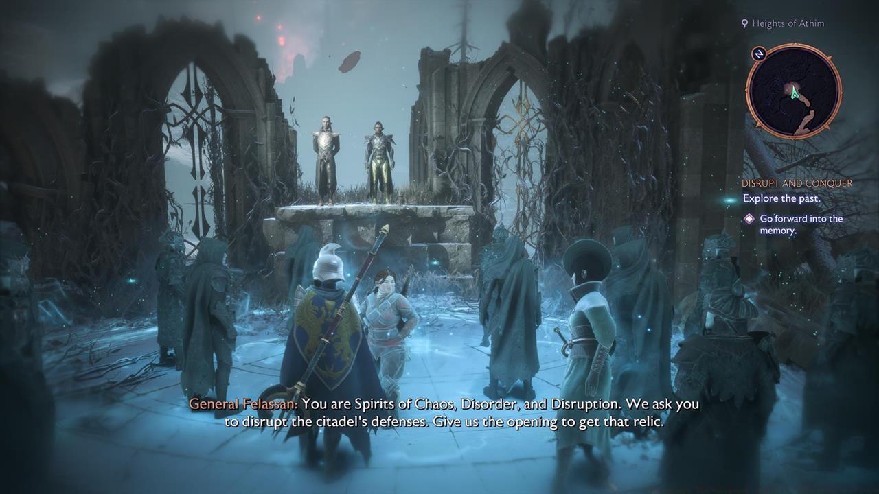 Wolf Statuette #4: Heights of Athim dream sequence