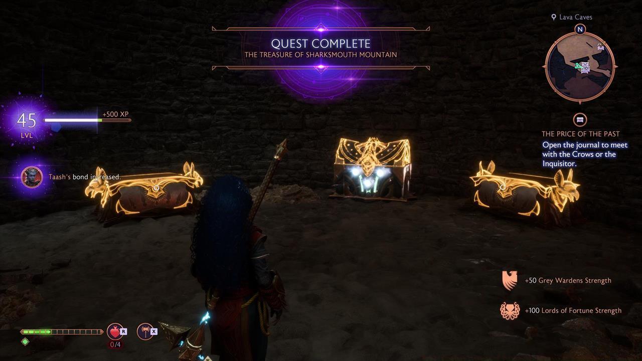 Treasure of Sharksmouth Mountain rewards