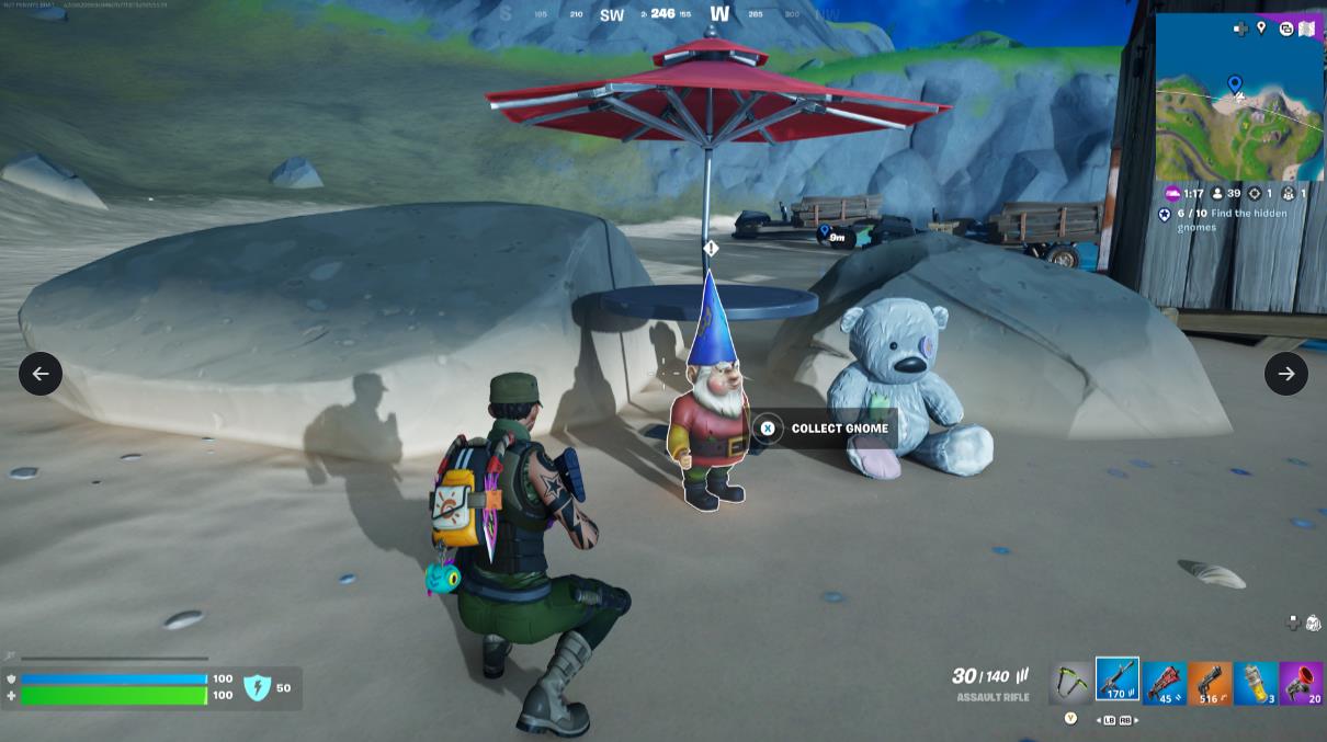 2. On the beach northwest of Steamy Stacks