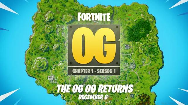 When does Fortnite OG start?