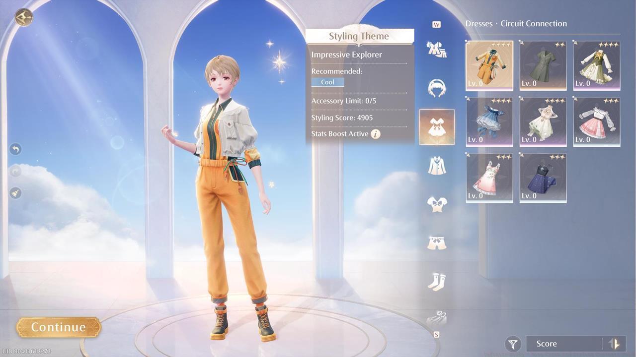 Getting started: Nikki's attire