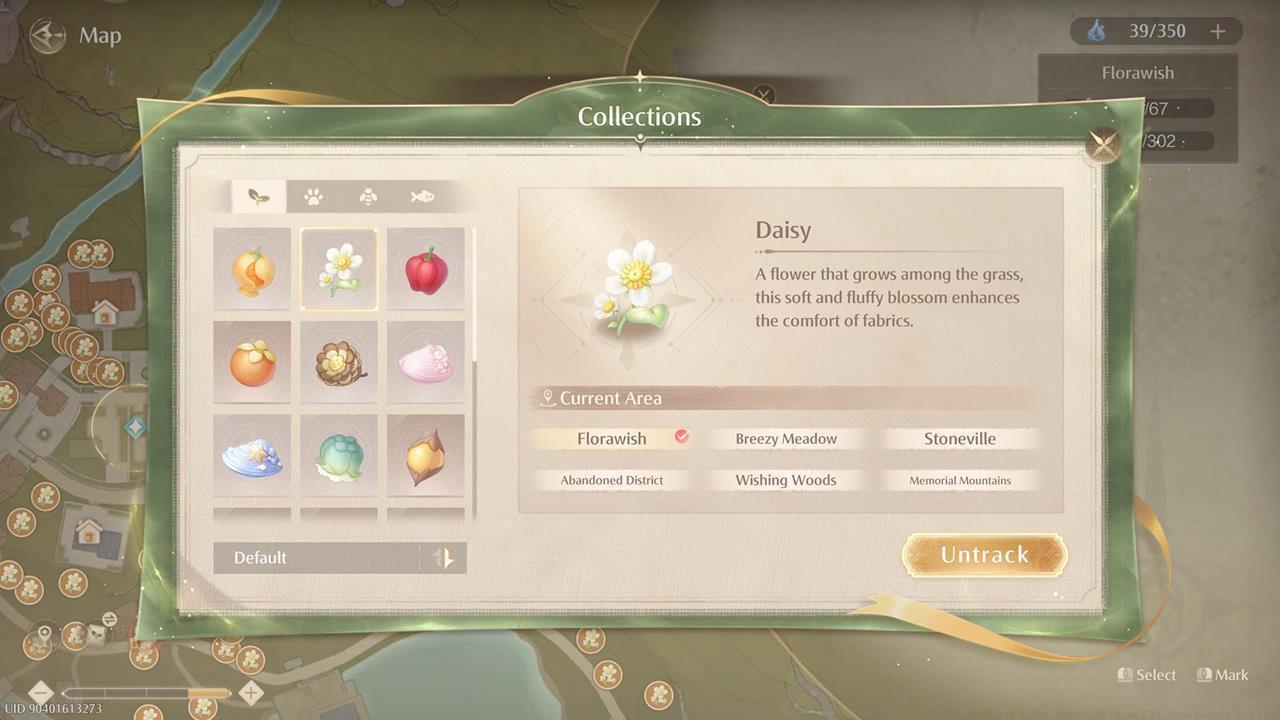 Track resources on the world map