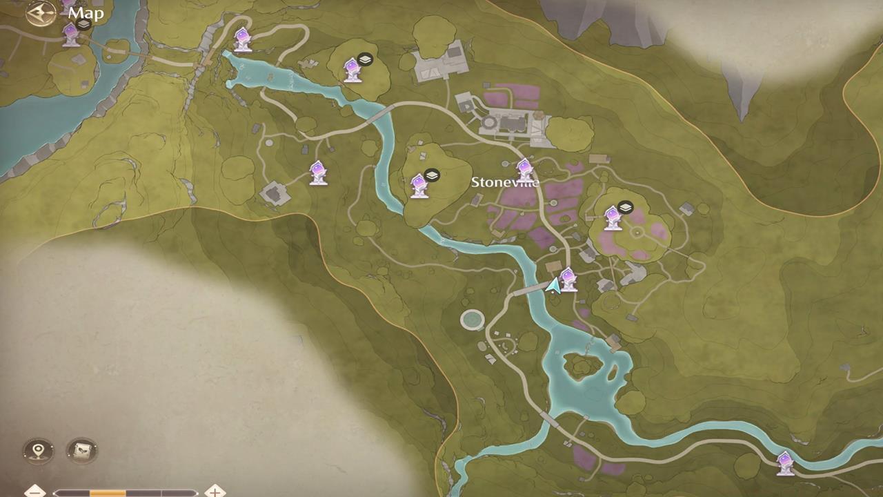 Stoneville fast travel locations