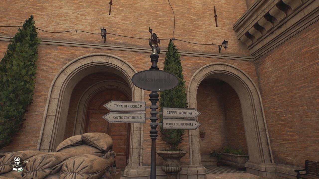 Signposts act as fast travel points