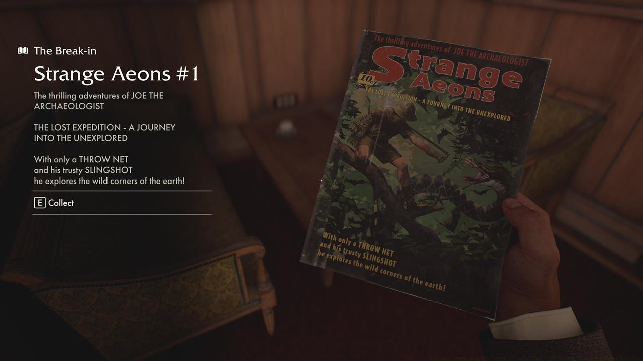 Documents, notes, and various items help you amass Adventure Points