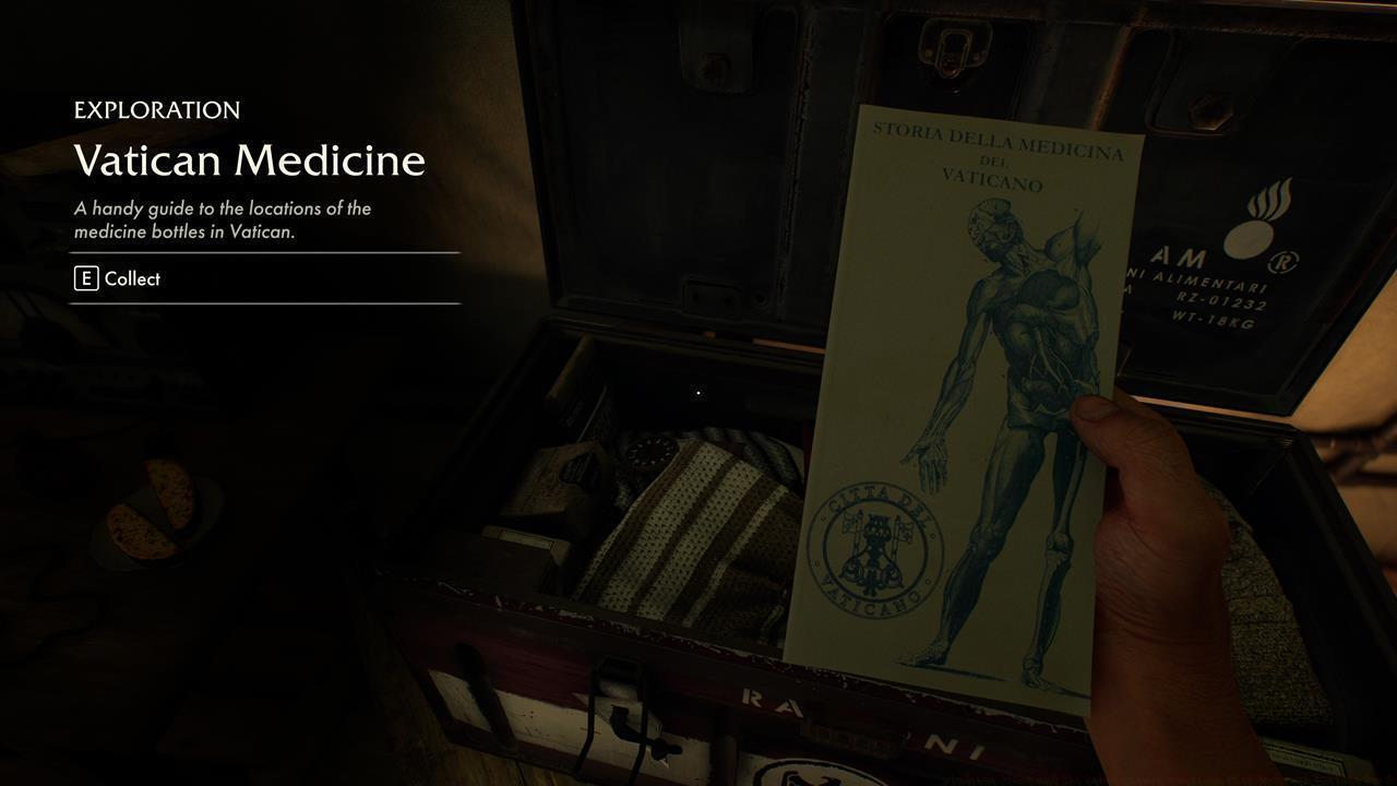 Vatican Medicine guidebook and A Date to Remember quest