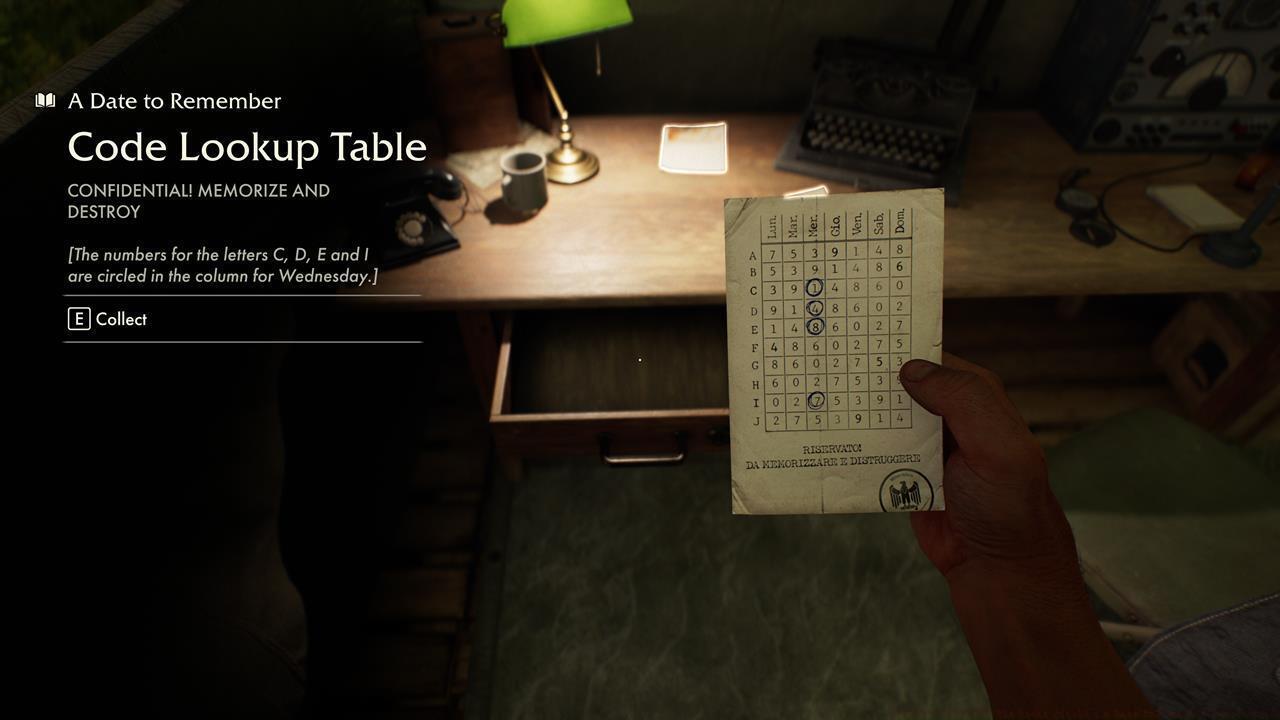 A Date to Remember puzzle clues