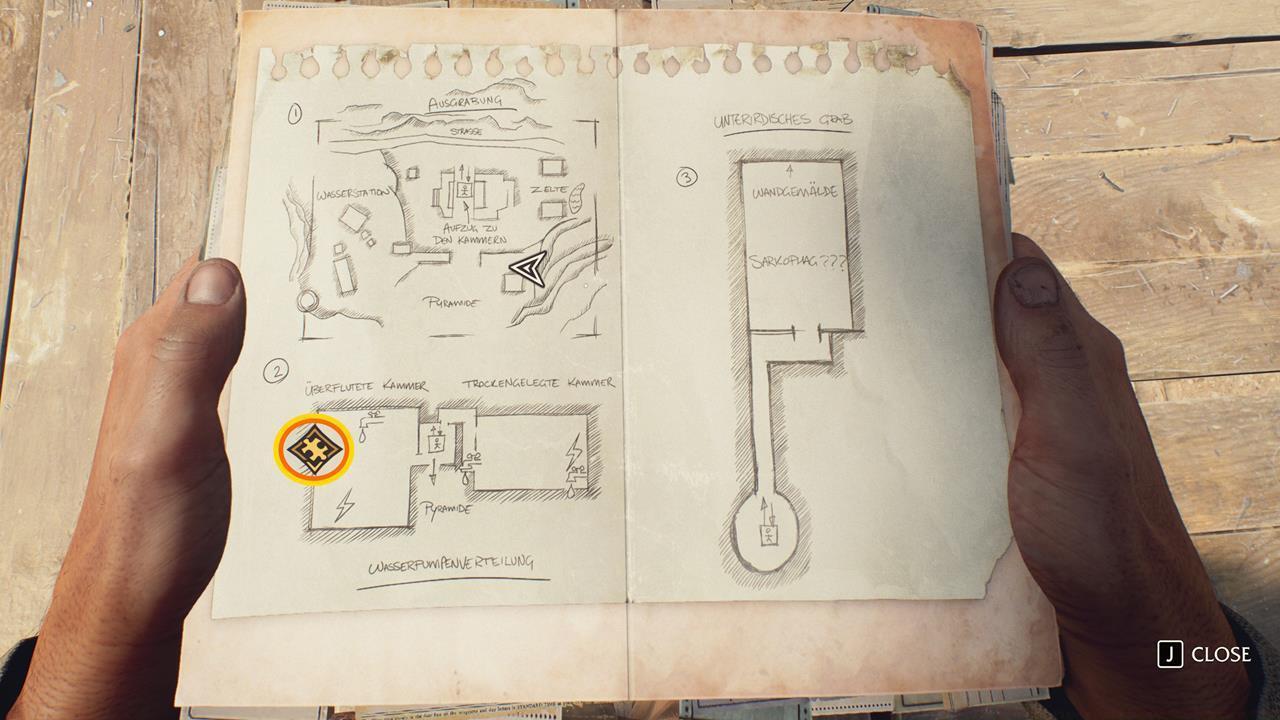 Ancient Gizeh Key map