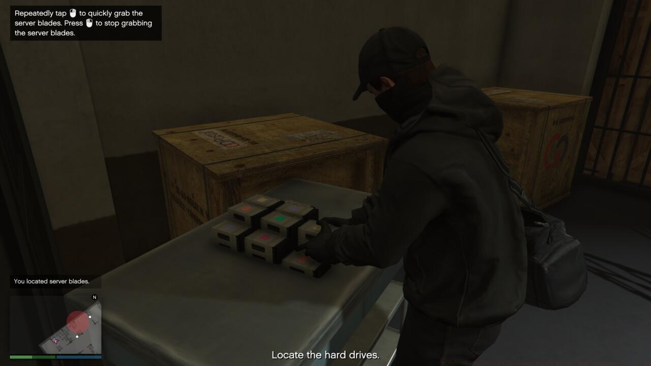 Hack the terminal and steal the hard drives