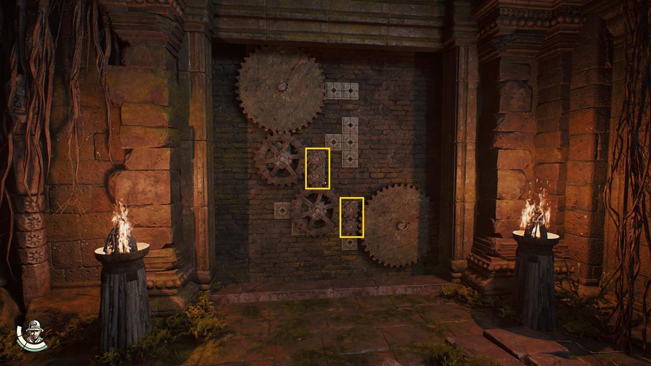 Khmer Cogwheel Puzzle #2: Waterfall Ruins