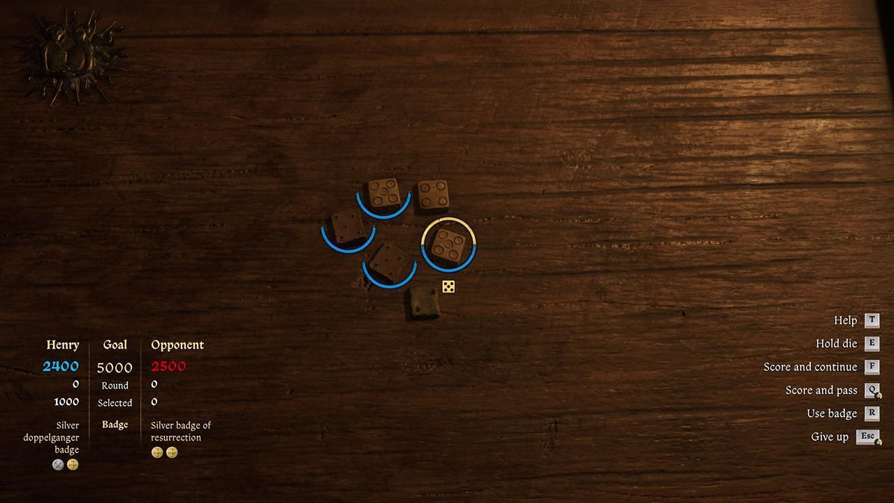 Using badges and special dice