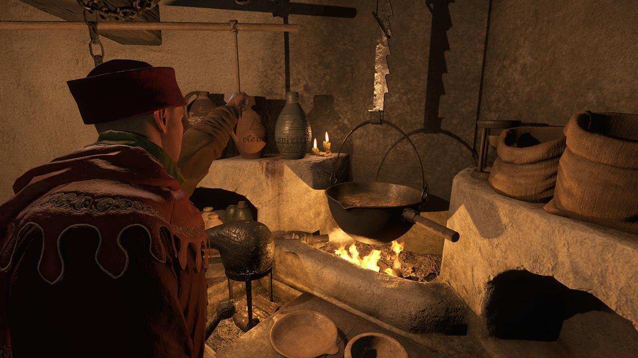 The cauldron, sandglass, and bellows