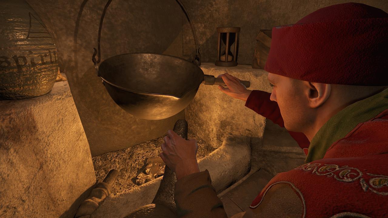 Pouring versus distilling