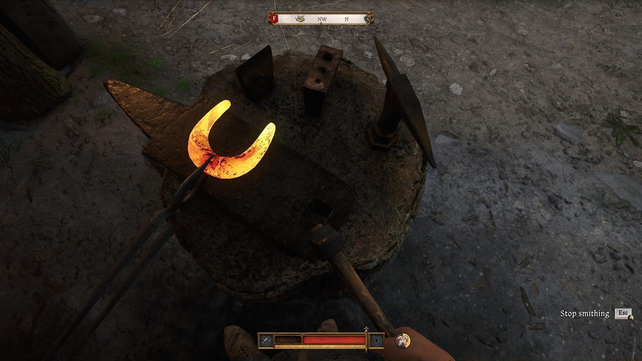 Manual labor: Part 2 - Crafting a horseshoe for the blacksmith