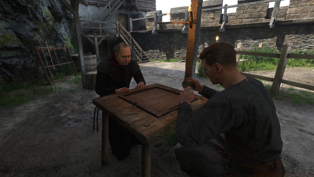 Getting into the castle: Option 1 - Kabat the Groom and Father Nicodemus