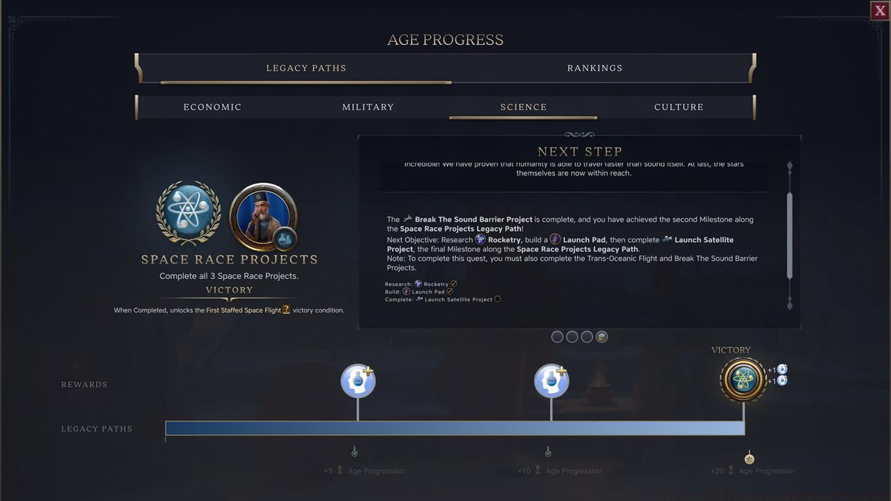 Science Legacy in the Modern Age: Space Race Projects