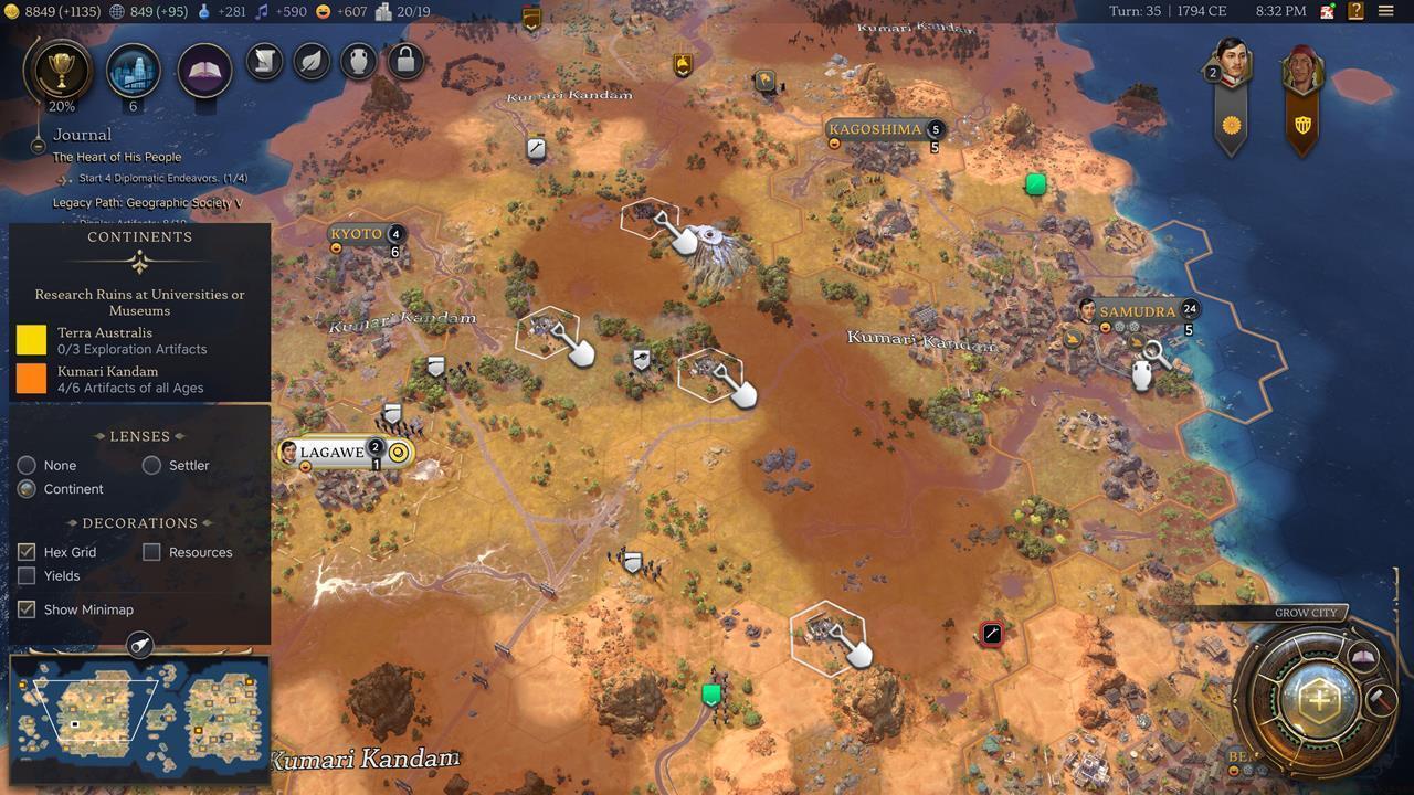 How to track and excavate artifact locations