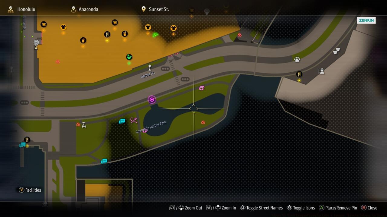 The lake in Anaconda Harbor Park