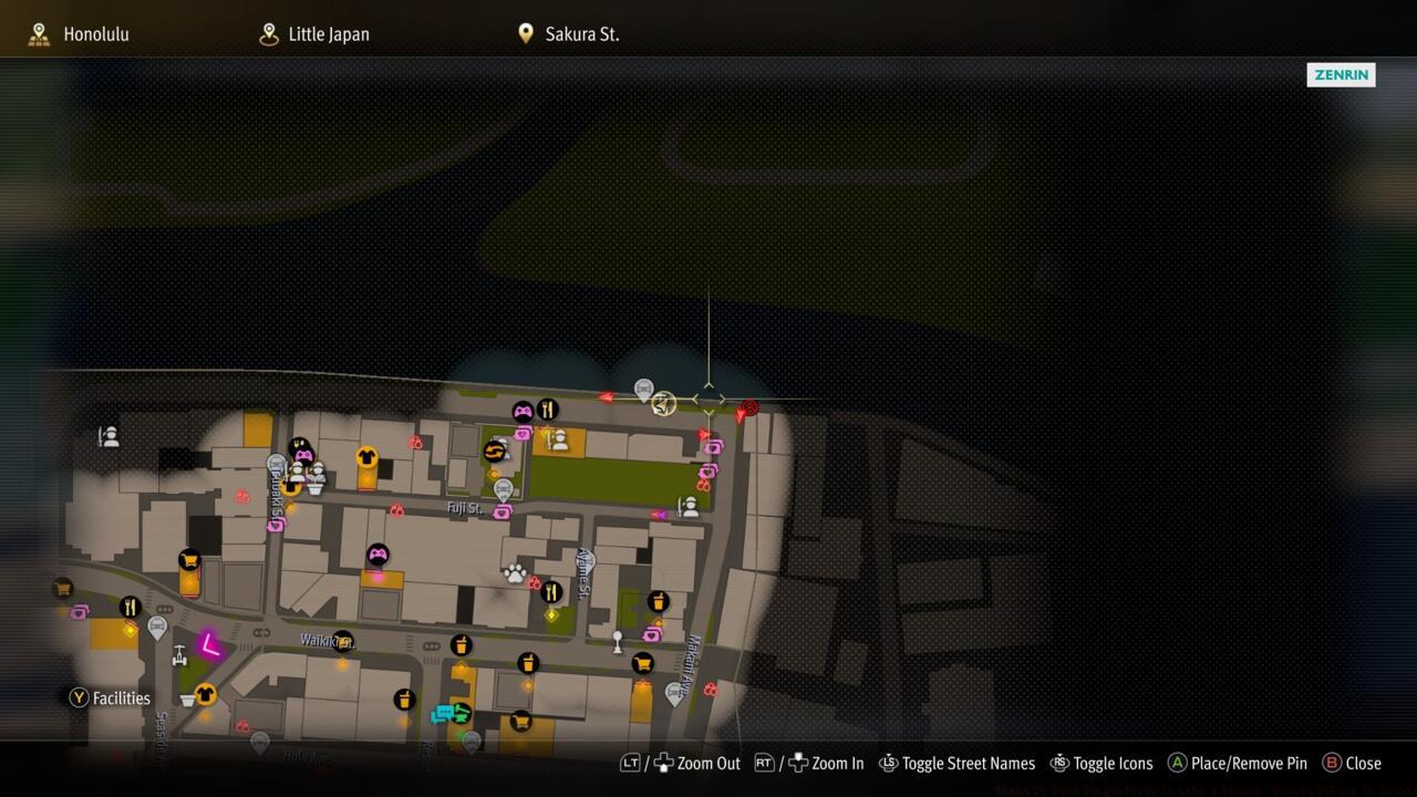 Walk alongside Sakura St. to find dragonflies