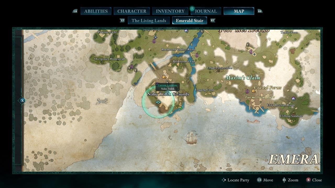 This totem piece is inside Naku Tedek.