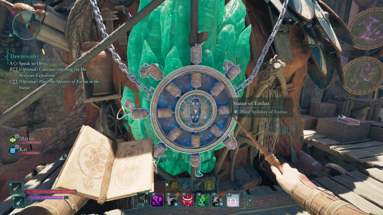 Activate the Statue of Eothas (disobey Sargamis)