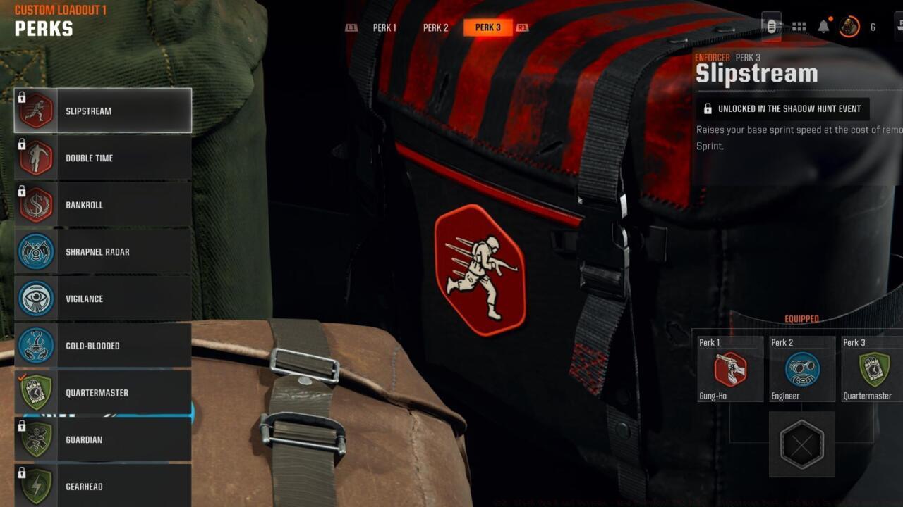 Slipstream - New MP perk + double XP token