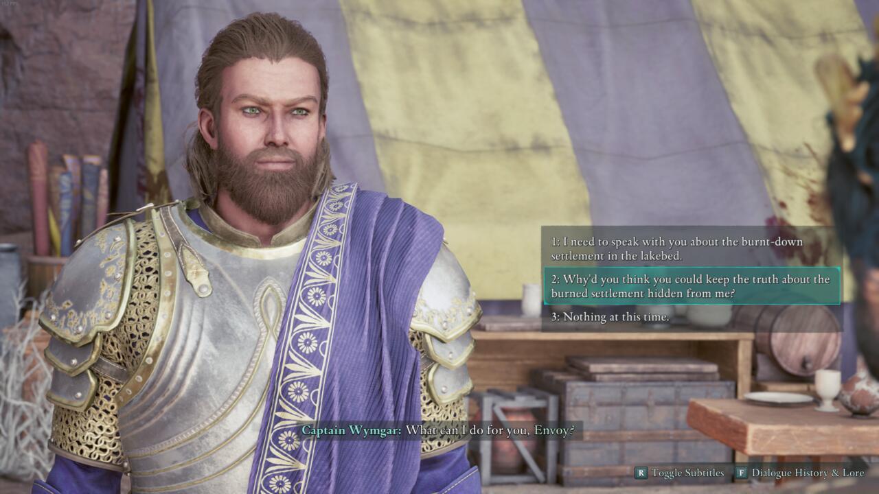 Asking for provisions