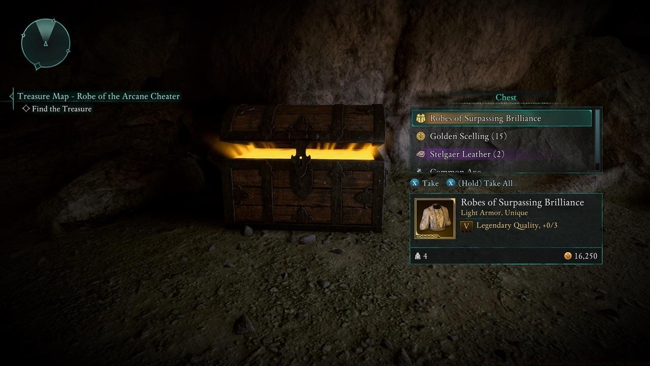 Looting the Robes of Surpassing Brilliance will complete the quest.