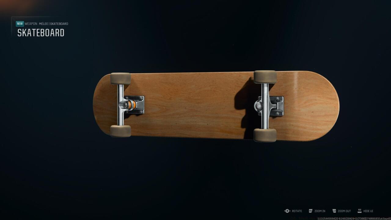 Skateboard- Melee weapon