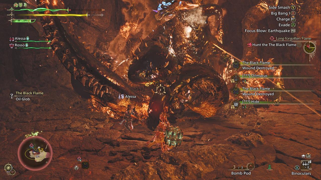 Focus Mode needs to be active if you want to spot a creature's wounds.