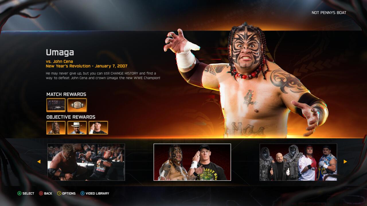 Umaga vs. John Cena - New Year's Revolution 2007