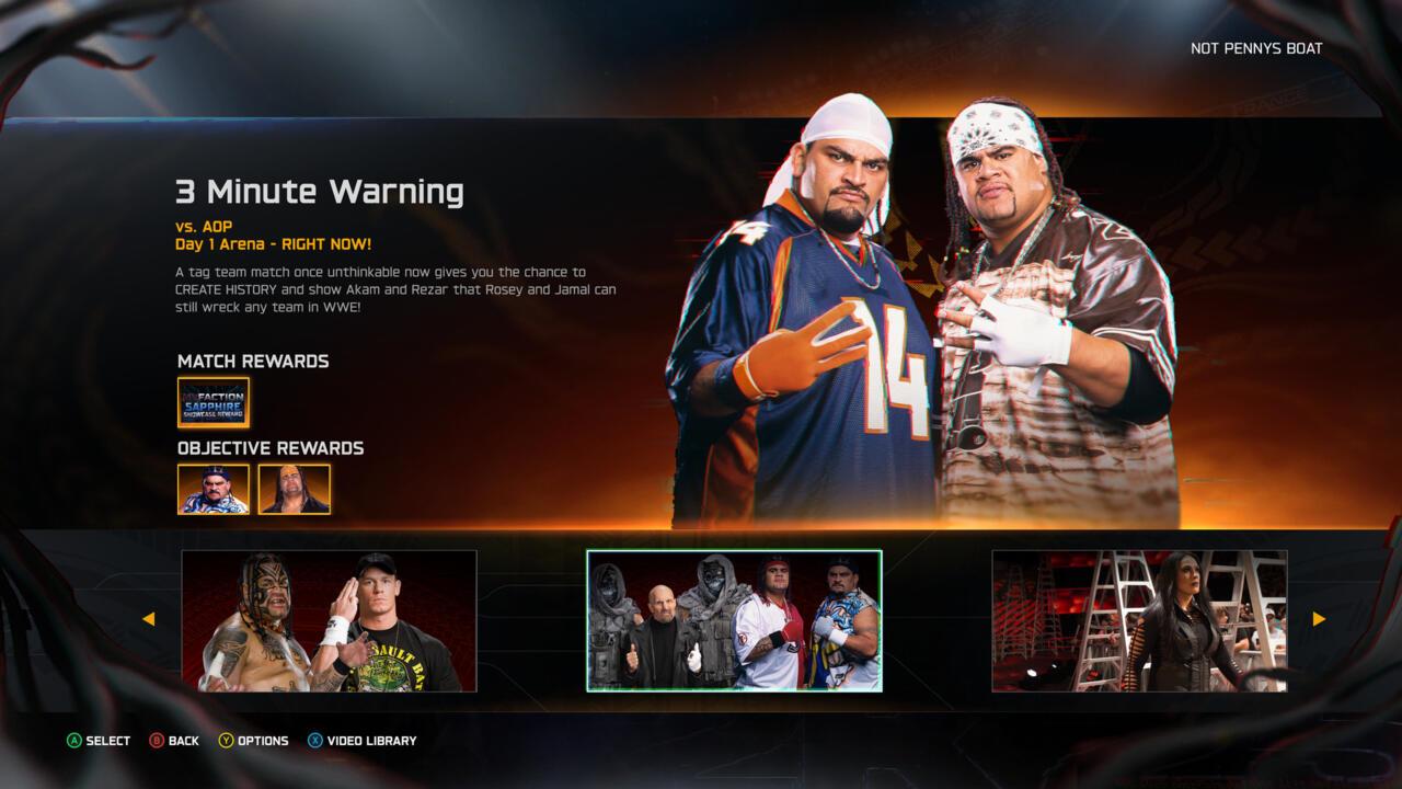 3 Minute Warning vs. AOP - Fantasy match