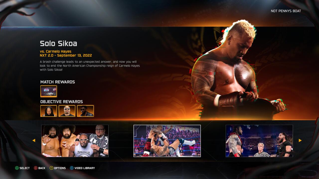 Solo Sikoa vs. Carmelo Hayes - NXT 2.0 2022