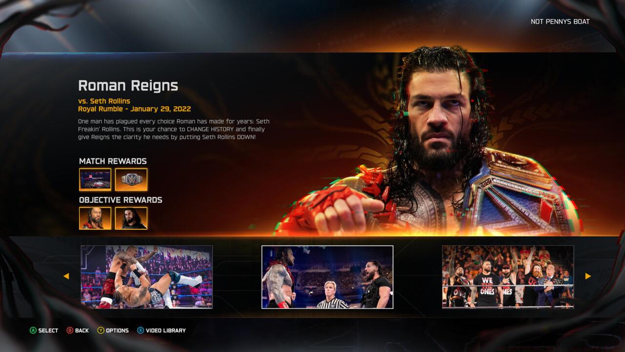 Roman Reigns vs. Seth Rollins - Royal Rumble 2022