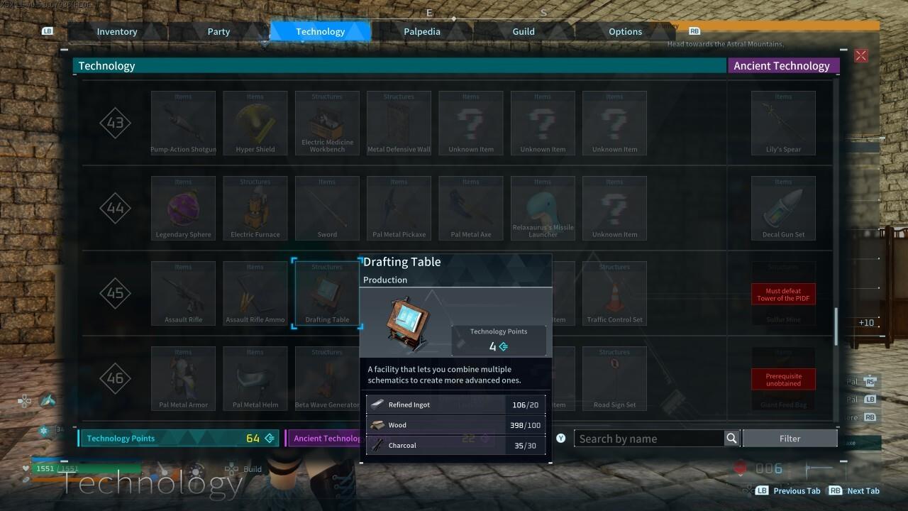 Drafting Table unlock