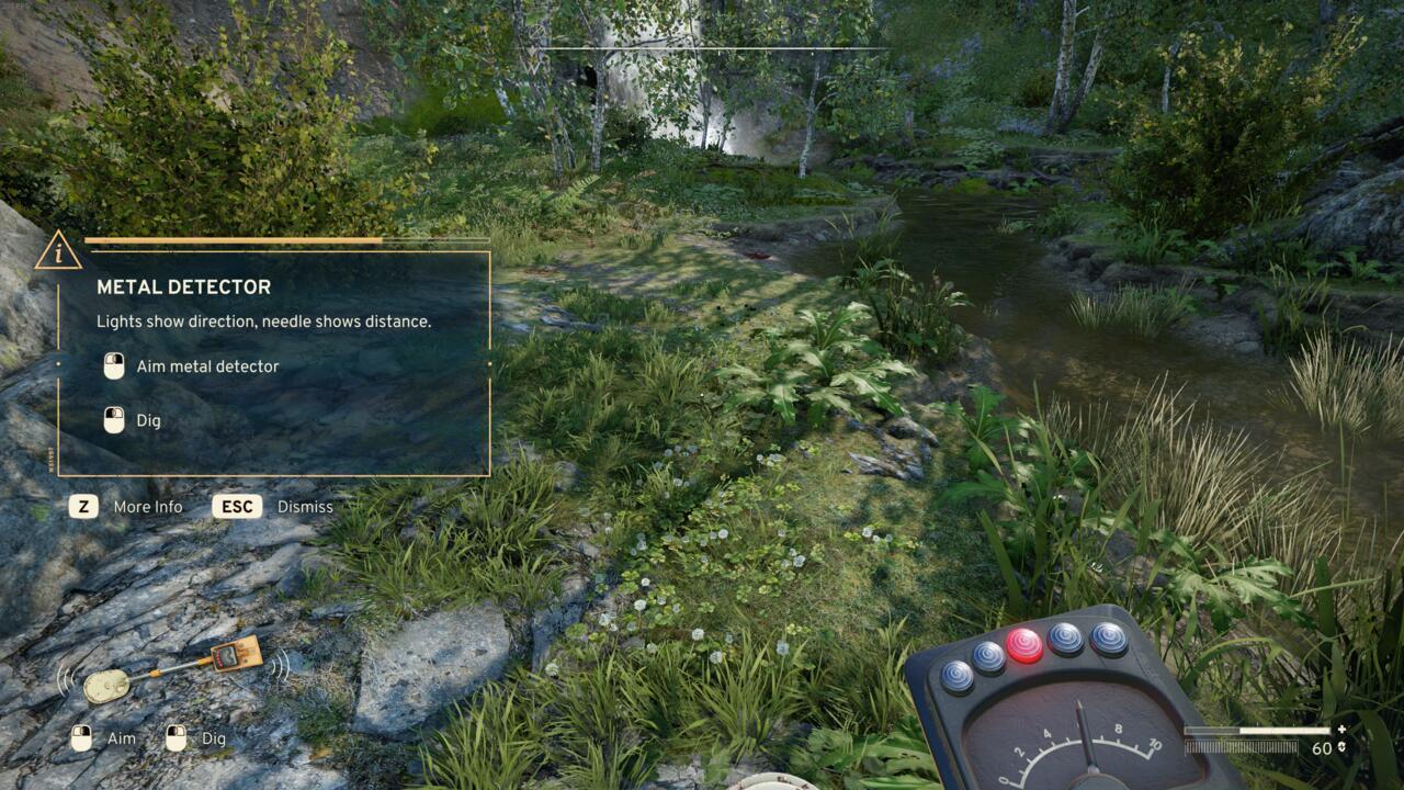 The first time using the Metal Detector