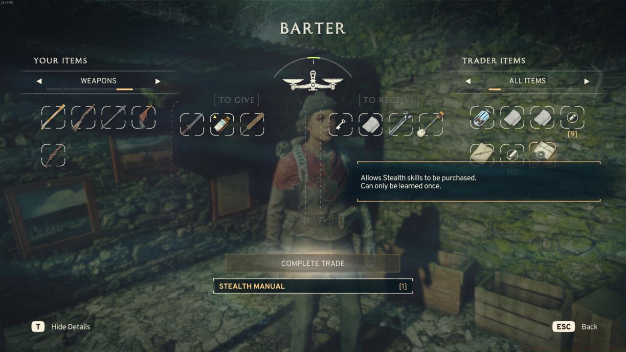 Completing the trade with Molly