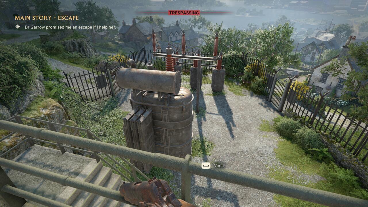 The substation in Wyndham Village where the Interchange entrance is located