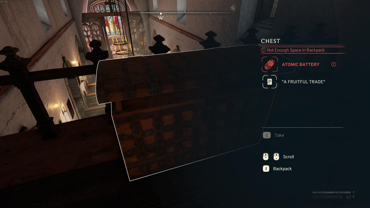 Certain chests can have an Atomic Battery inside