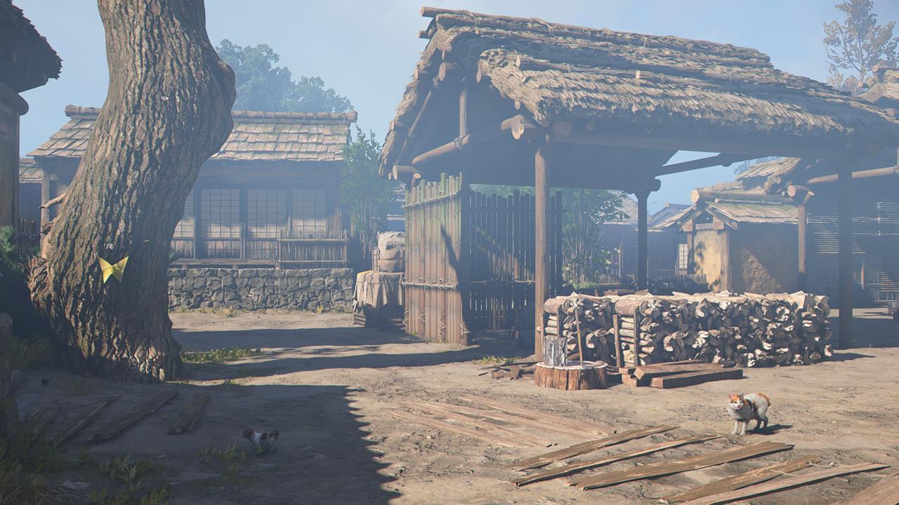 Yellow Origami Butterfly