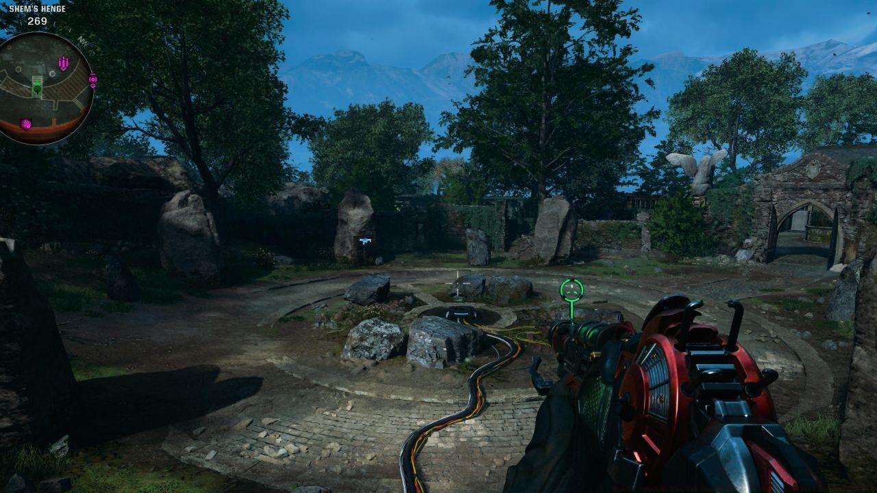 Rock formation at Shem's Henge