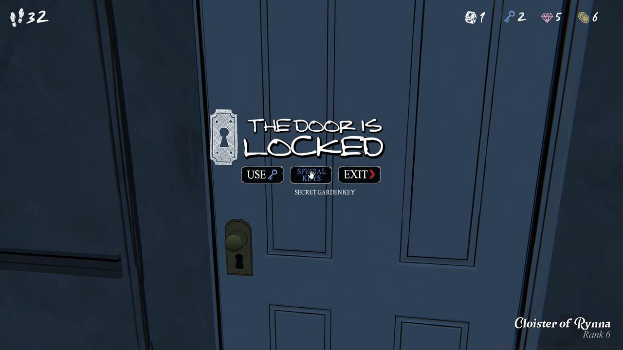 Use the Secret Garden Key on a locked door in the correct area of the manor.