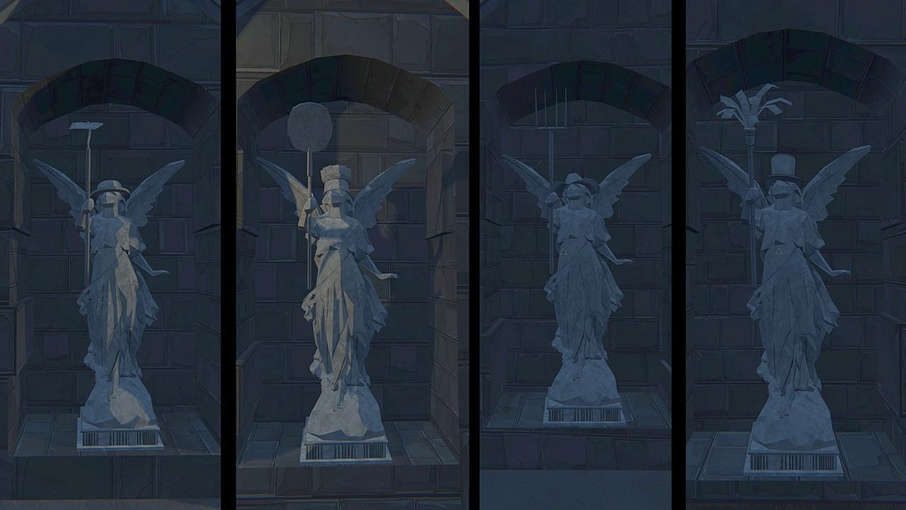 Tomb Puzzle solution: Statues 1 to 4