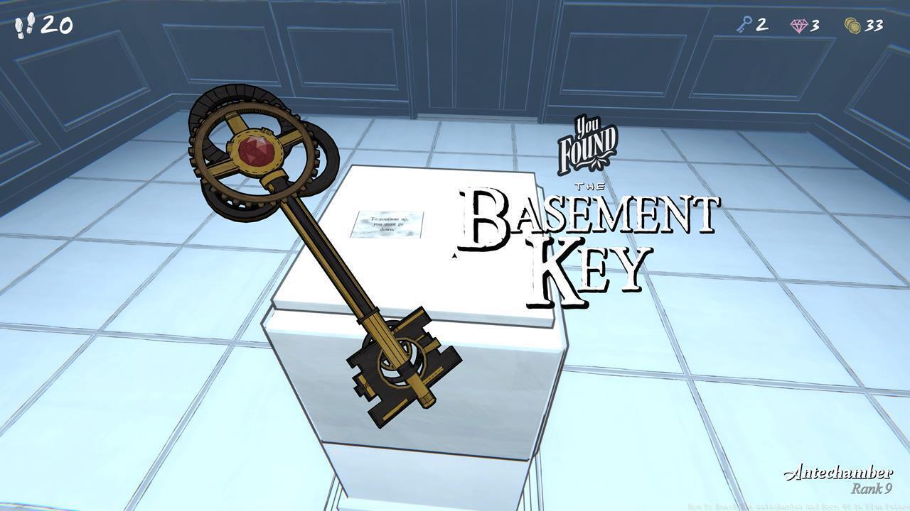 The Antechamber and the Basement Key