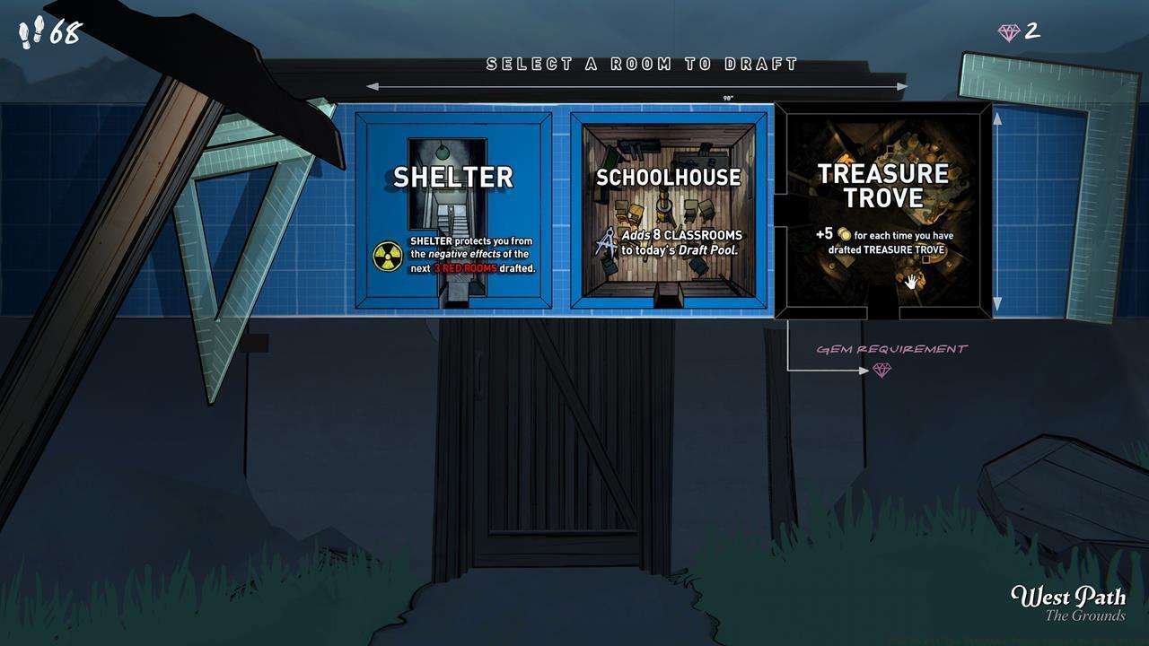 Drafting the Treasure Trove as an outer room