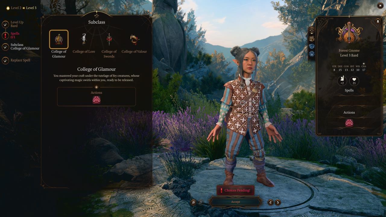 College of Glamour Bard