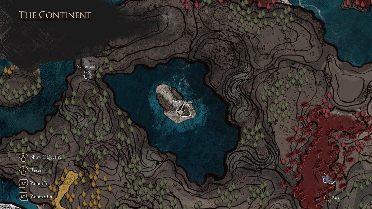 Gestral Beach 5 is located in the northeast and requires Esquie knows how to fly.